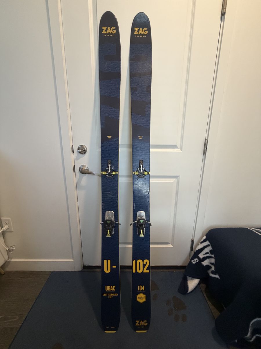 Zag UBAC 102 Skis with Dynafit Superlite 2.0 Bindings