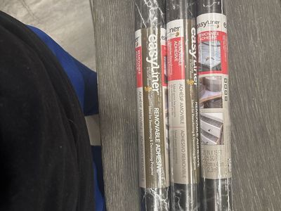 Duck Brand EasyLiner Removable Adhesive Shelf Liner Black Marble 3 Rolls