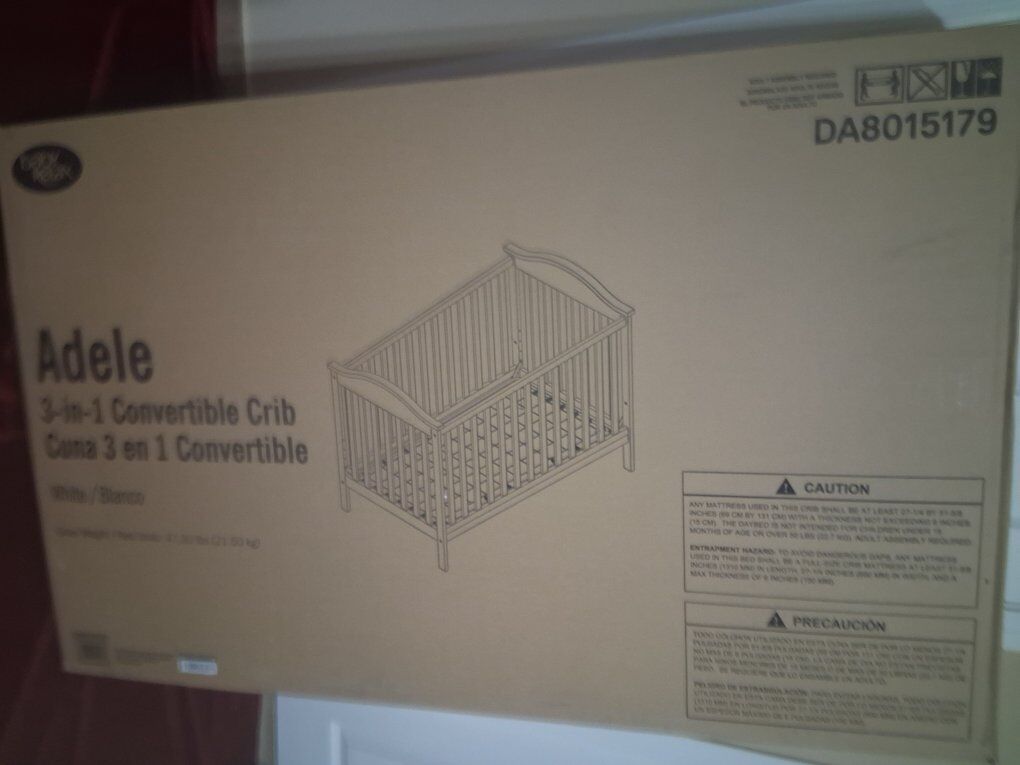 baby convertible crib 3-in-1