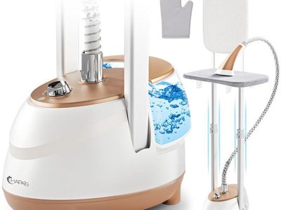 Chapais Garment Steamer 1800W Standing Fabric Steamer with Board