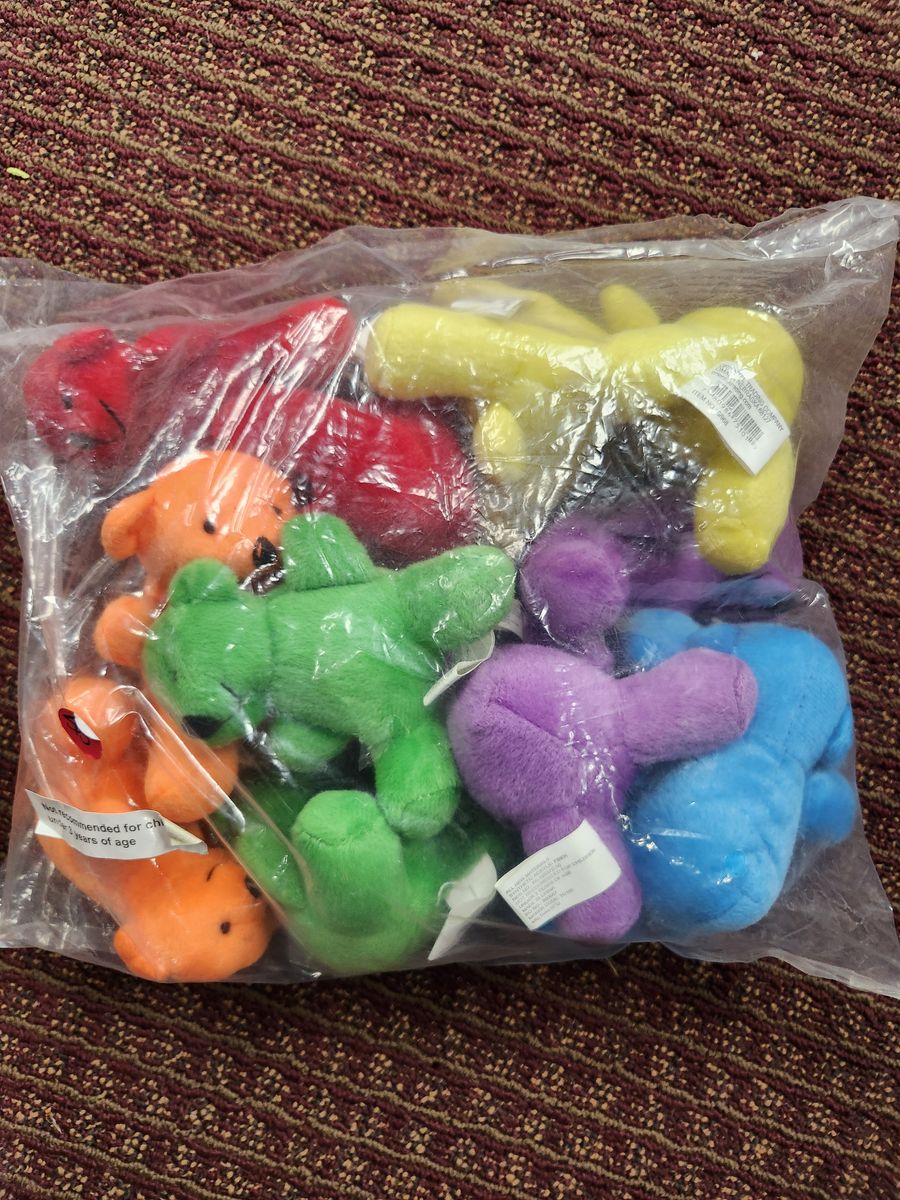 Bag of small teddy bears