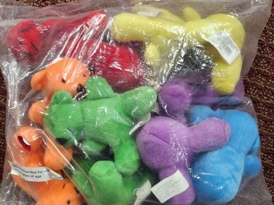Bag of small teddy bears