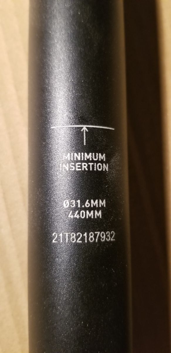 Rock shox REVERB dropper post 31.6