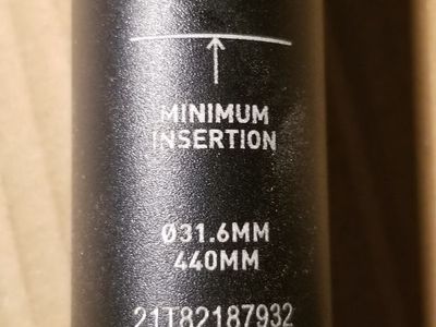 Rock shox REVERB dropper post 31.6