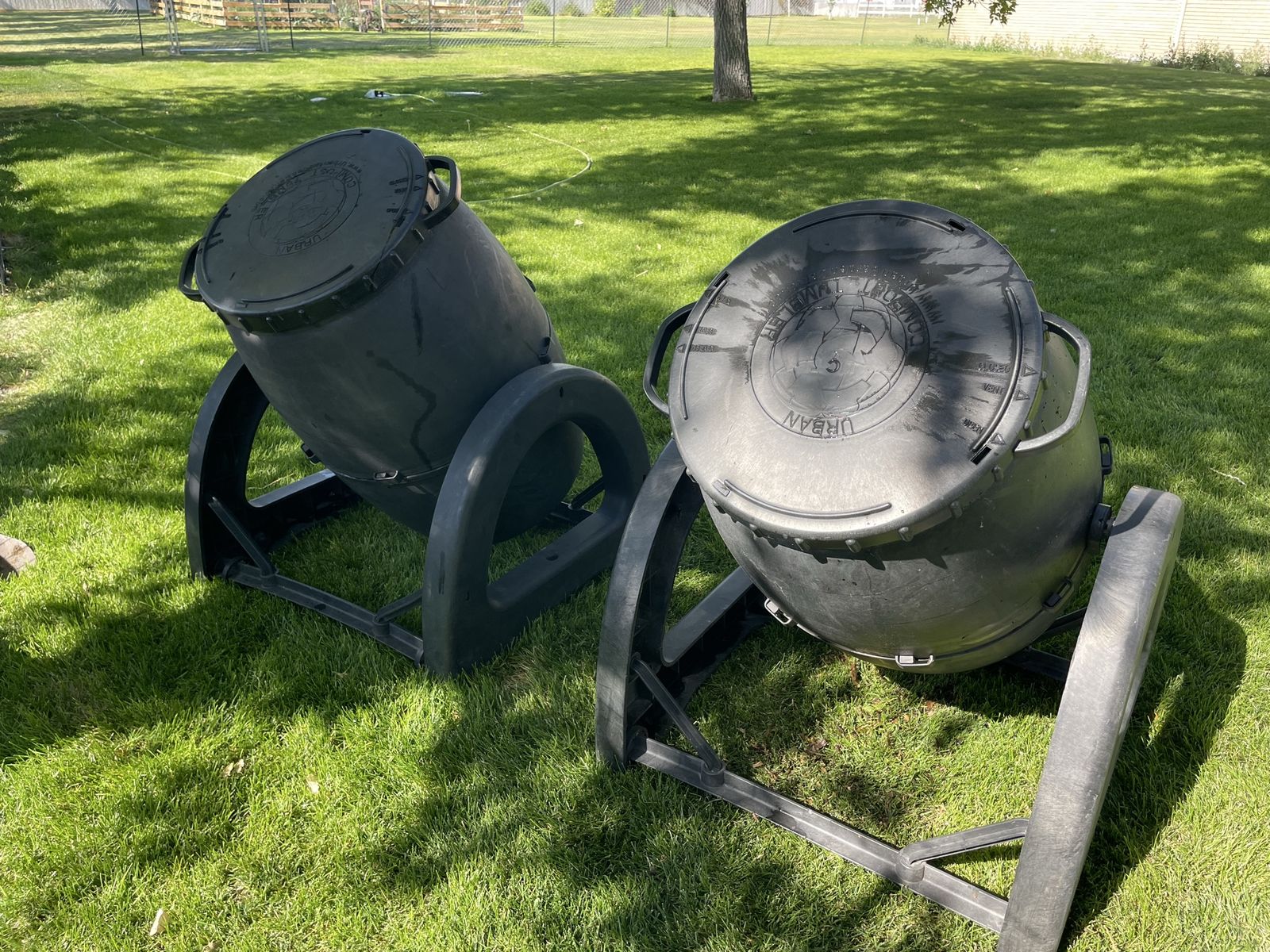 Pair of Used Urban Compost Bins