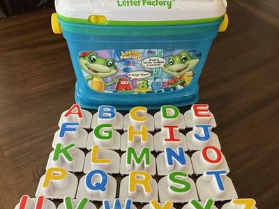 LeapFrog Letter Factory ABC Alphabet Bucket 26 Letters, Complete