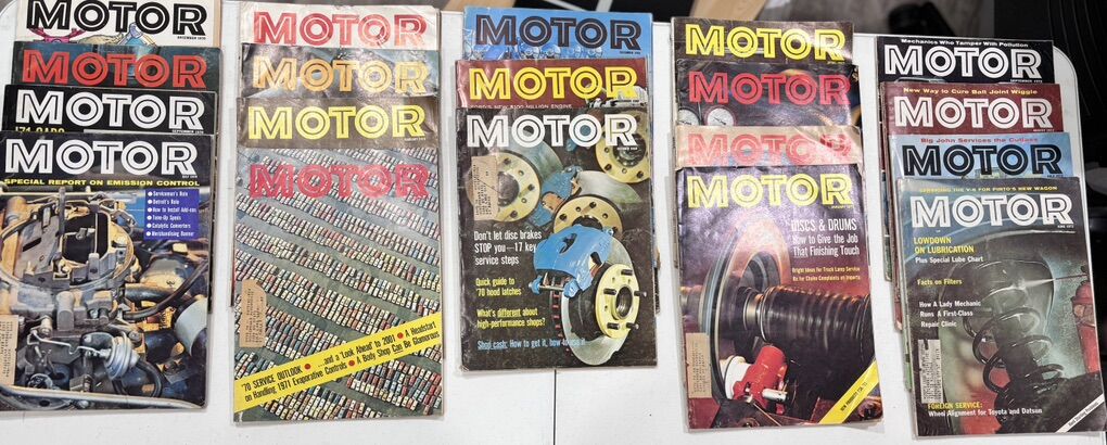 Motor Magazine 1969 1970 1972 Lot of 18 Vintage