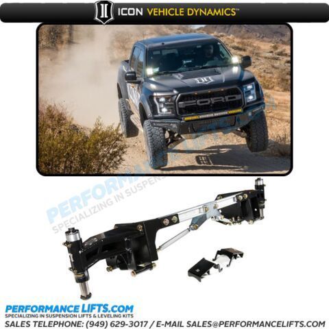 ICON Raptor Rear Bump Stop System for 2017-2020 Ford Raptor ICON Vehicle Dynamics 95121