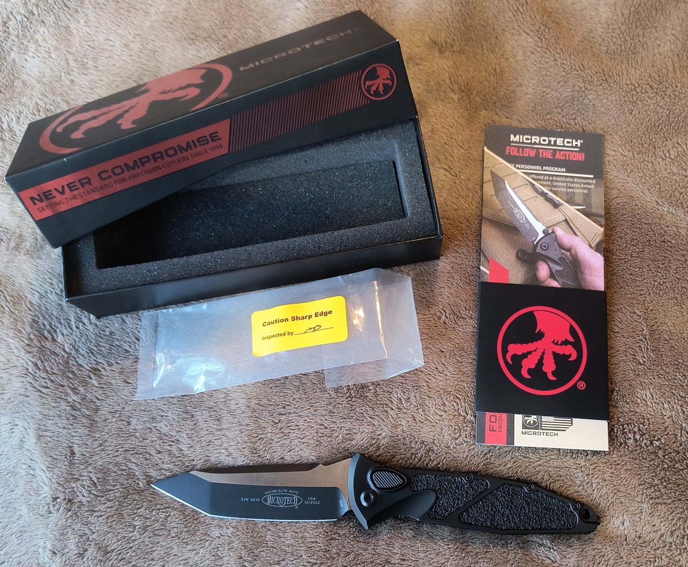 Price drop: Microtech Socom Elite Auto Tanto Two-Tone