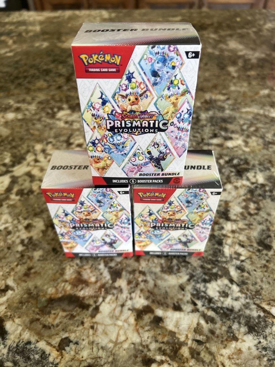 3 Unopened Prismatic Evolutions