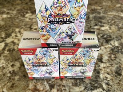 3 Unopened Prismatic Evolutions