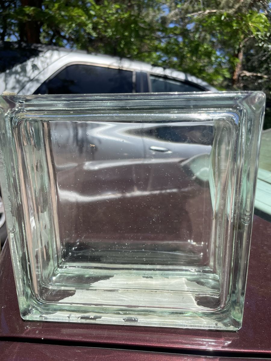 Clear Glass Blocks 8x8x4