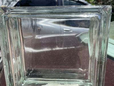 Clear Glass Blocks 8x8x4