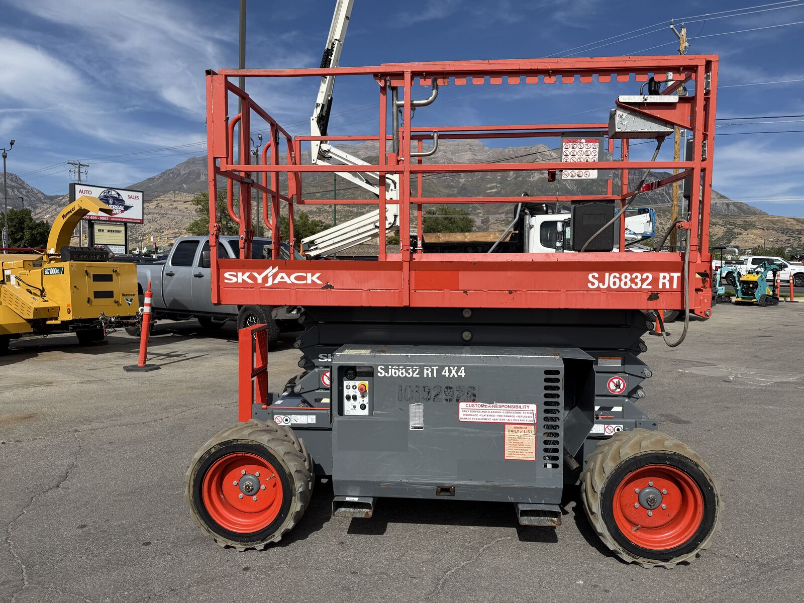 Scissor Lift 2016 Skyjack SJ6832RT 4x4 32’ Diesel Rough Terrain