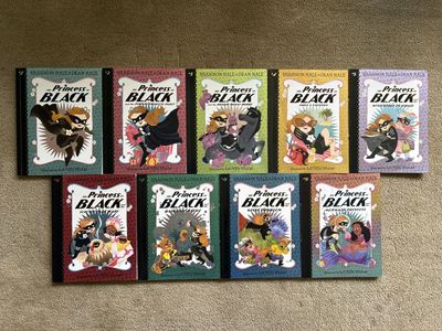 Princess in Black Series 1-9, by Shannon and Dean Hale (paperbacks)