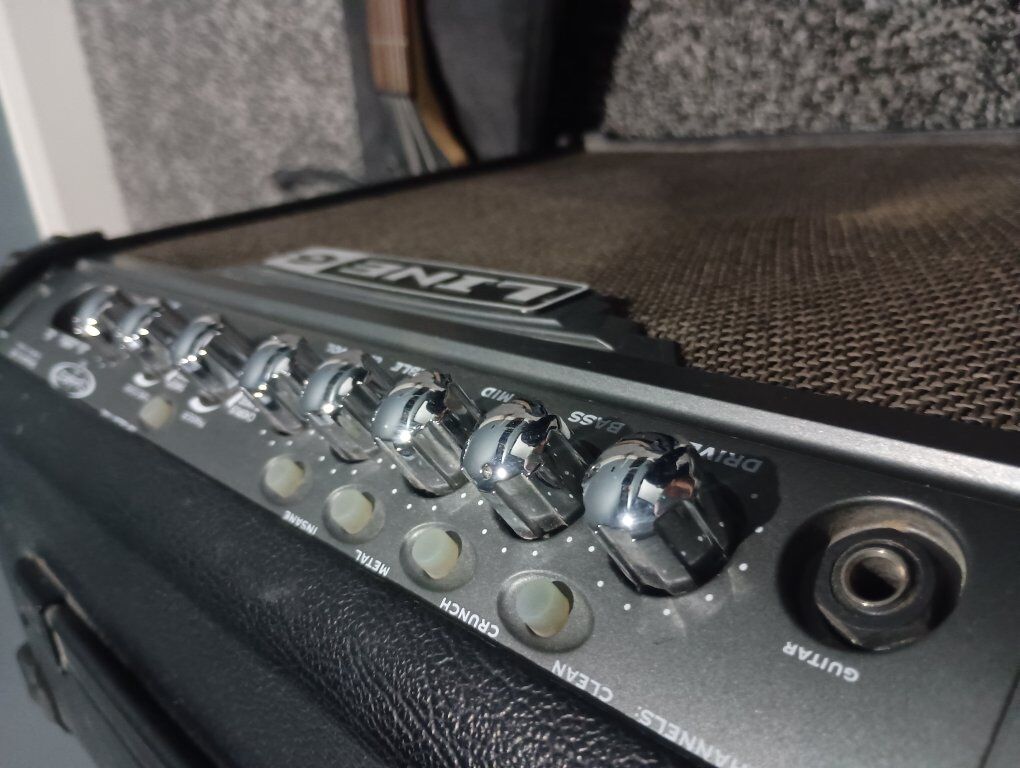 Black electric guitar mini