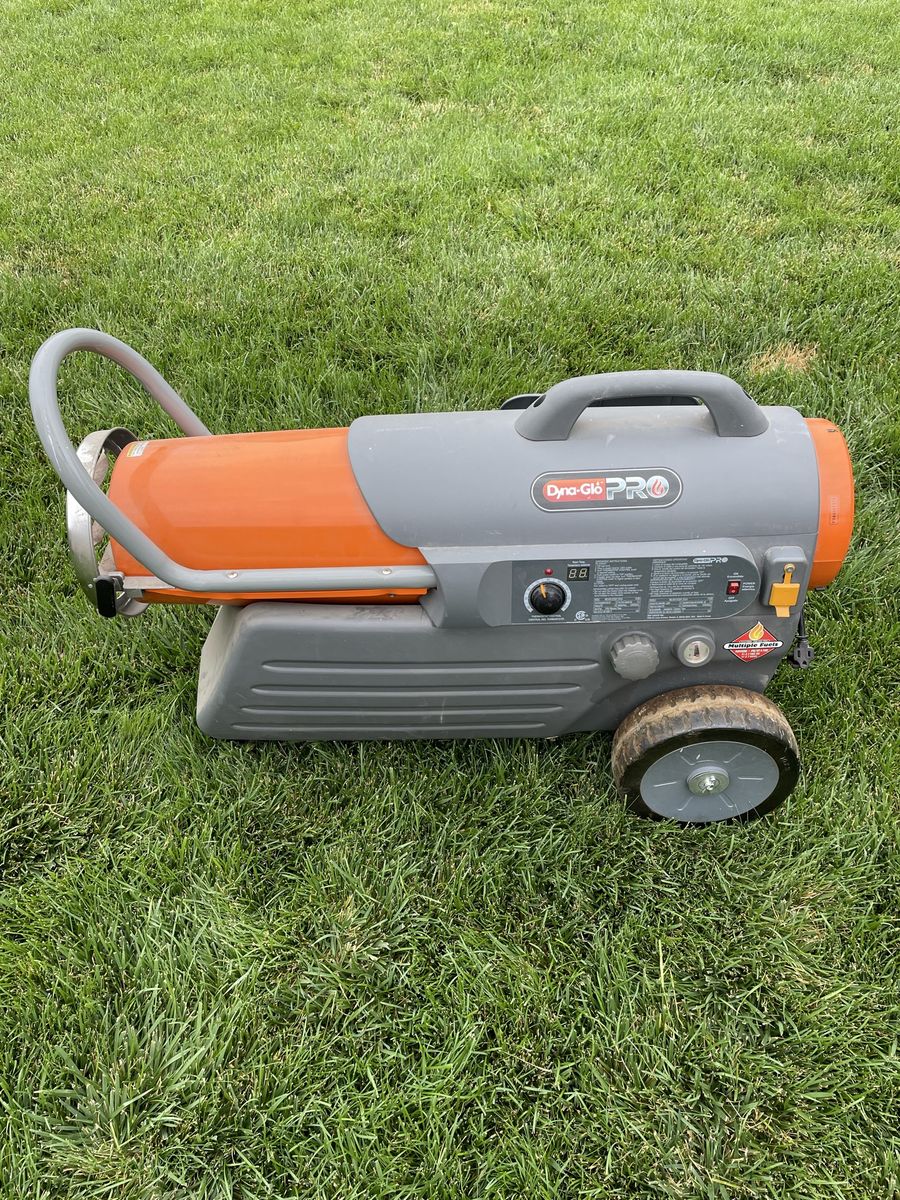 Dyna-Glo Pro Kerosene Forced Air Heater RMC-FA125DGD 125,000 BTU, Multiple Fuels
