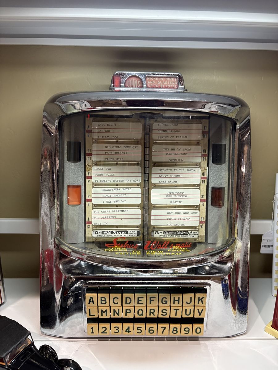 Vintage Seeburg Wall-O-Matic Type D-3WA Jukebox Selector Diner Wallbox
