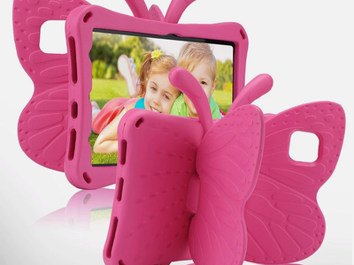 Simicoo Fire HD 10 11th Gen 2021/2023 Kids Butterfly EVA Case Stand Shockproof
