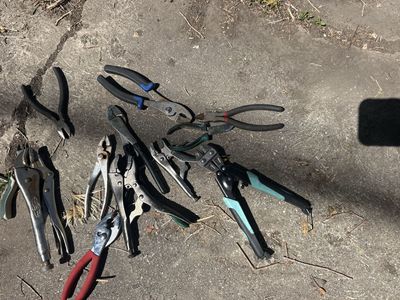 Assorted Hand Tool Lot - Pliers, Vise Grips, Bolt Cutters, Hammers, Mallets