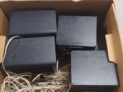 Speakers bundle Pioneer S-X7 and JVC SP-X75 untested