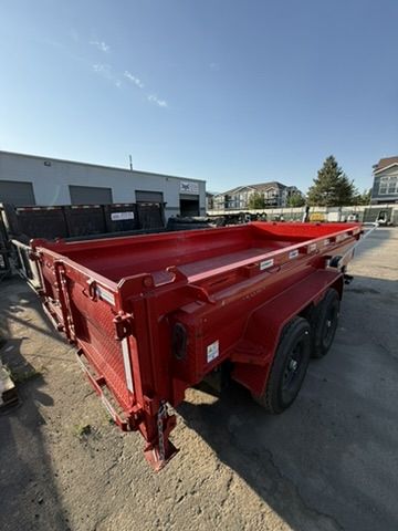 Dump Trailer Rental –  Dirt, Gravel, Debris Hauling - Starts at $80 - High side and 2'