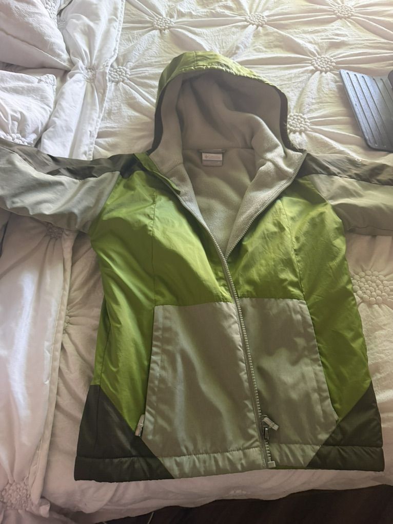 Columbia Fleece-Lined Hooded Jacket – Youth Size