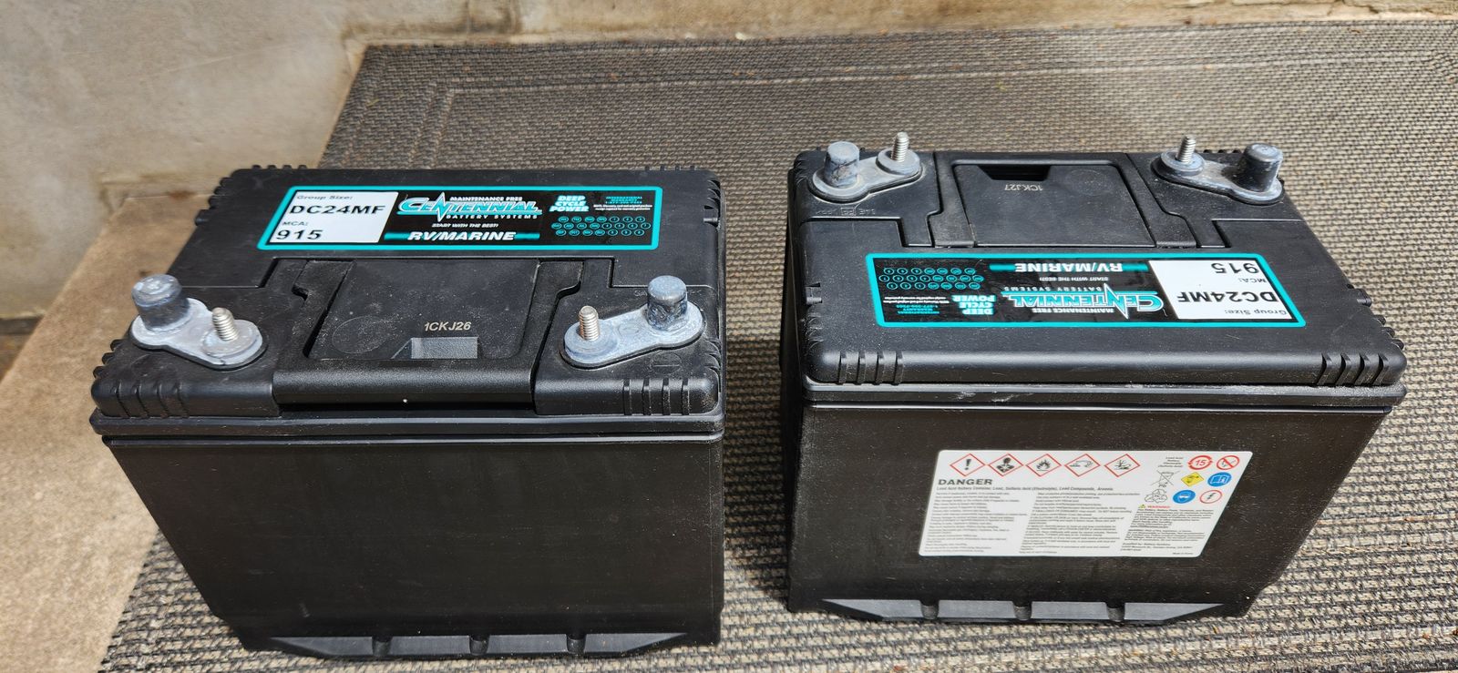 12v deep cycle rv/marine batteries 2025, like new.  Changed them out for lithium.