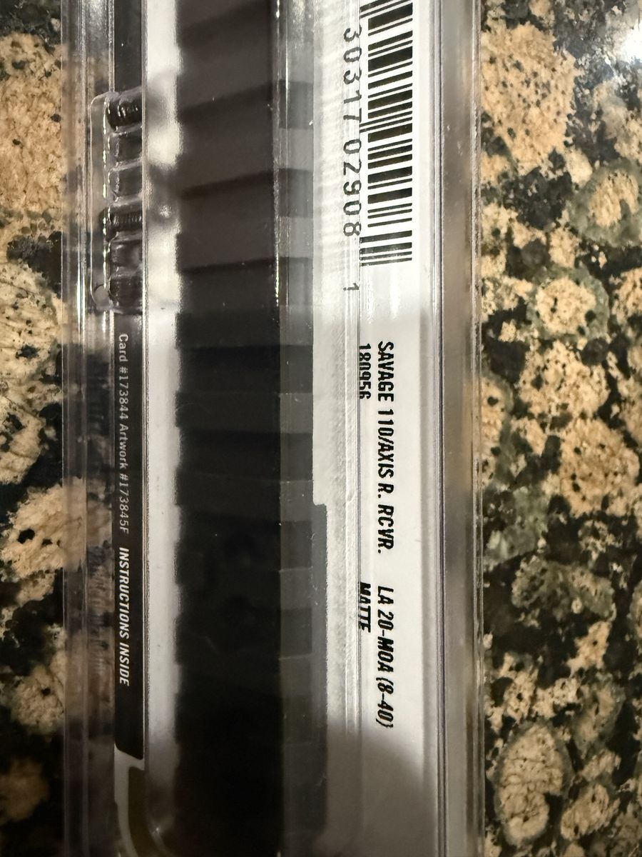 Leupold Savage 110/Axis LA 20-MOA Matte Scope Mount Rail
