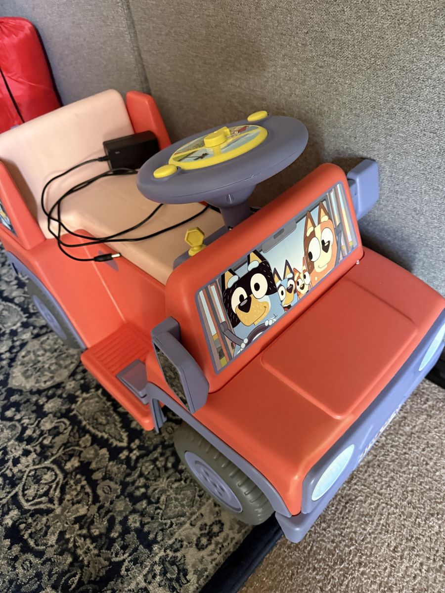 Bluey 12V Electric Ride-On Car w/ Charger