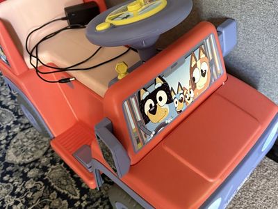 Bluey 12V Electric Ride-On Car w/ Charger