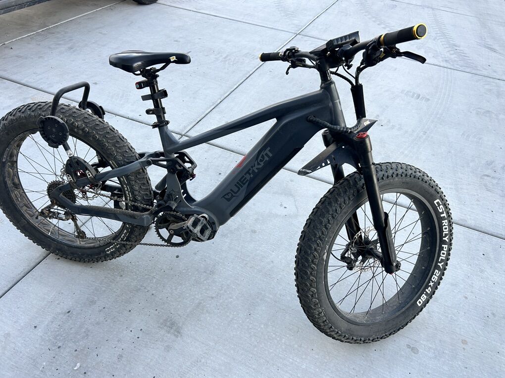 Quietkat Ibex Ebike 1000W With Extras!