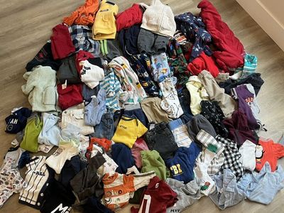 80 Piece 6-9 MO Boy Clothes