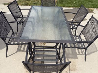 Patio table and chairs