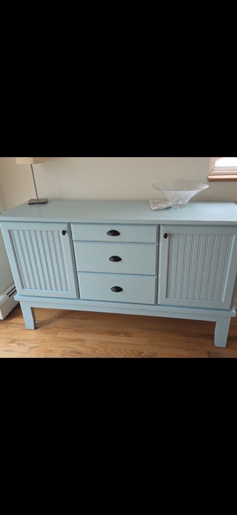 Charming Light Blue Sideboard/Buffet CabInet