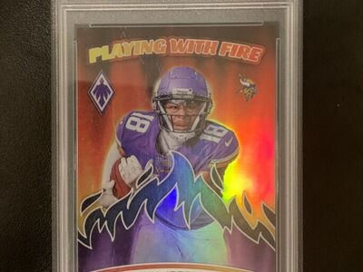 PSA 9 Justin Jefferson Pheonix Black 10/10