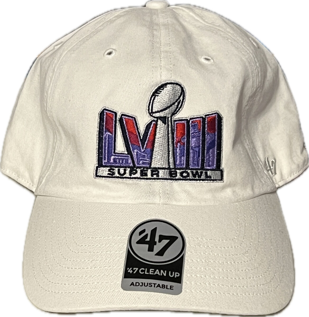 NFL Hat Super Bowl LVIII 58 KC v SF '47 Clean Up