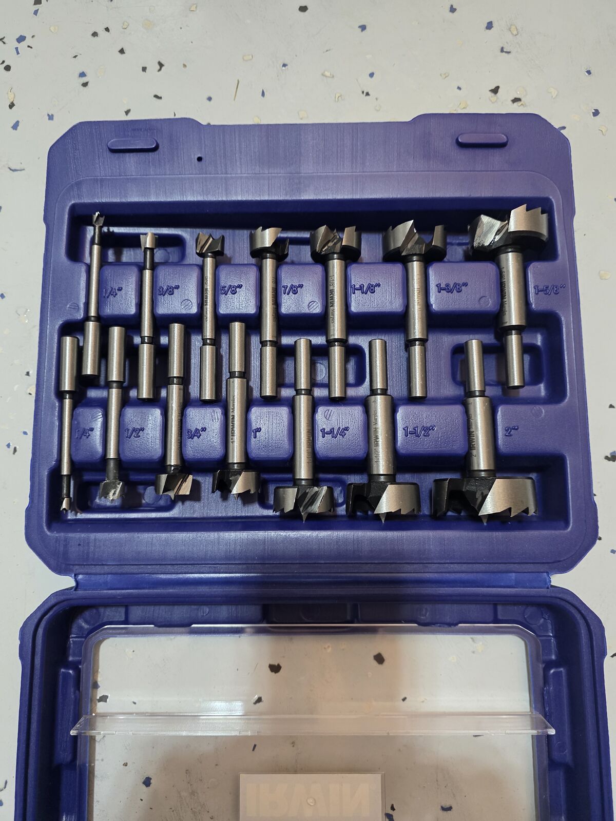 wood boring drill bit set