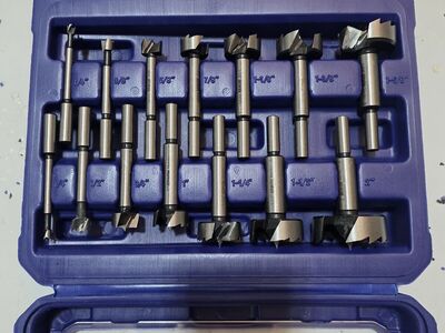 wood boring drill bit set