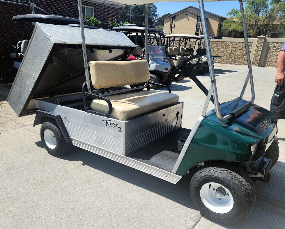2007 Club Car Turf-2 Electric Utility Cart with Lights – Sandy, Utah
