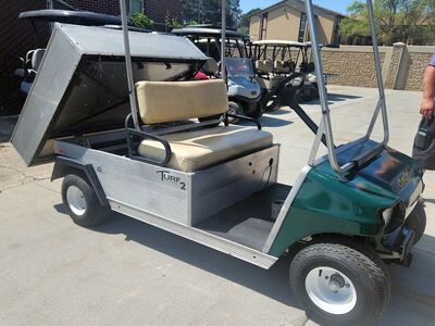 2007 Club Car Turf-2 Electric Utility Cart with Lights – Sandy, Utah