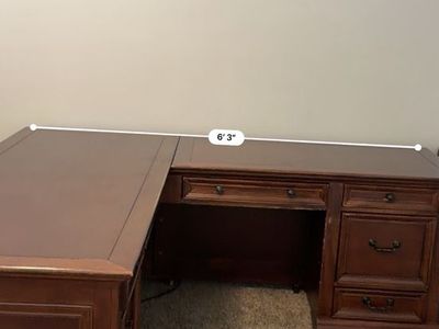 L-Shaped Executive Office Desk