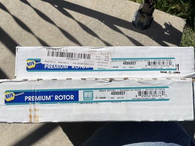 Napa Brakes And Roters set