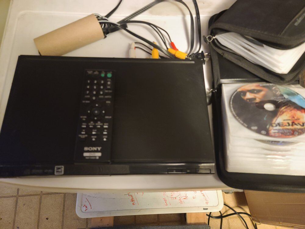 Sony DVD Player with Remote 20 Dvds Your Choice