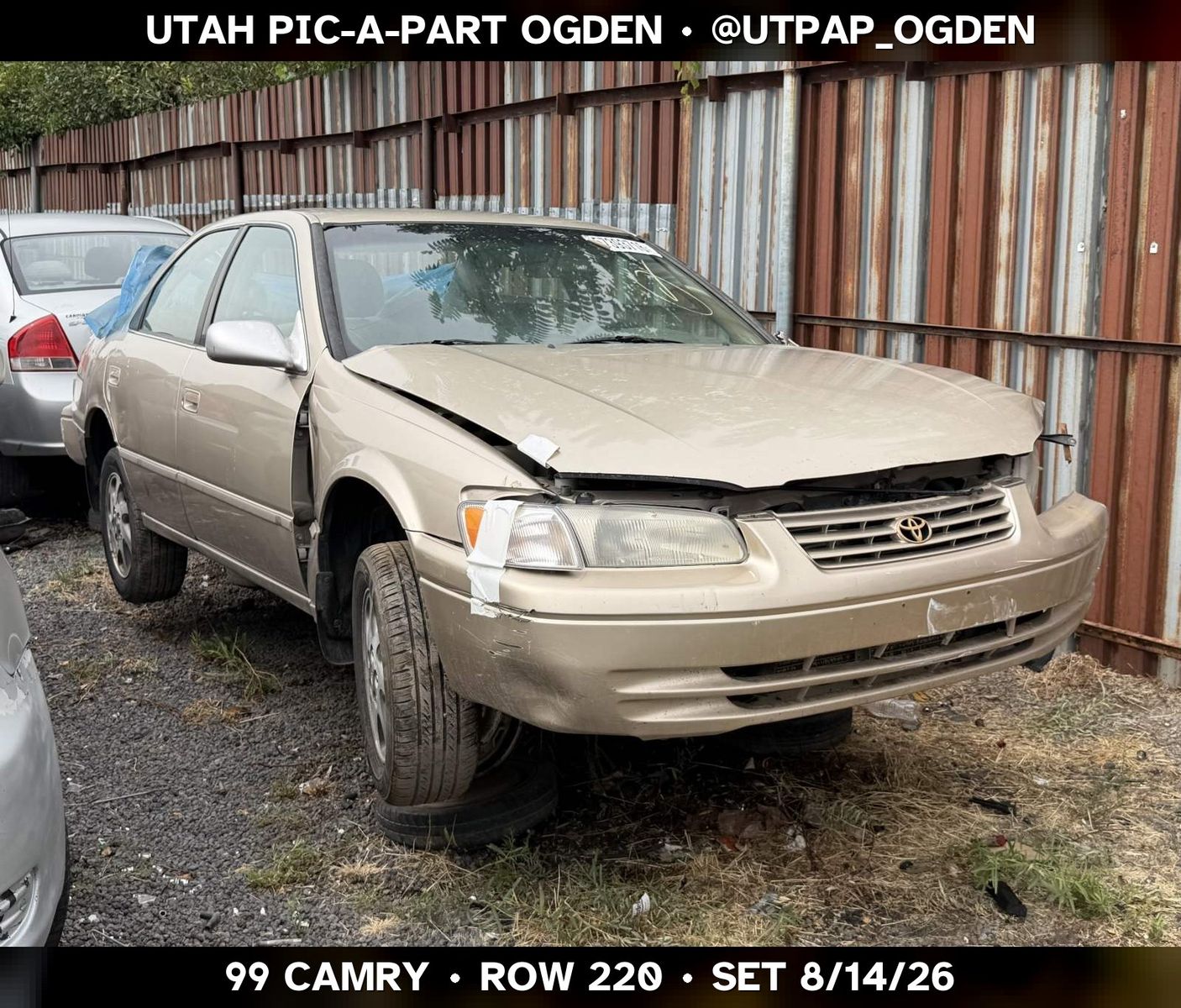 Just In! 1999 Toyota Camry Parts - UTPAP Ogden