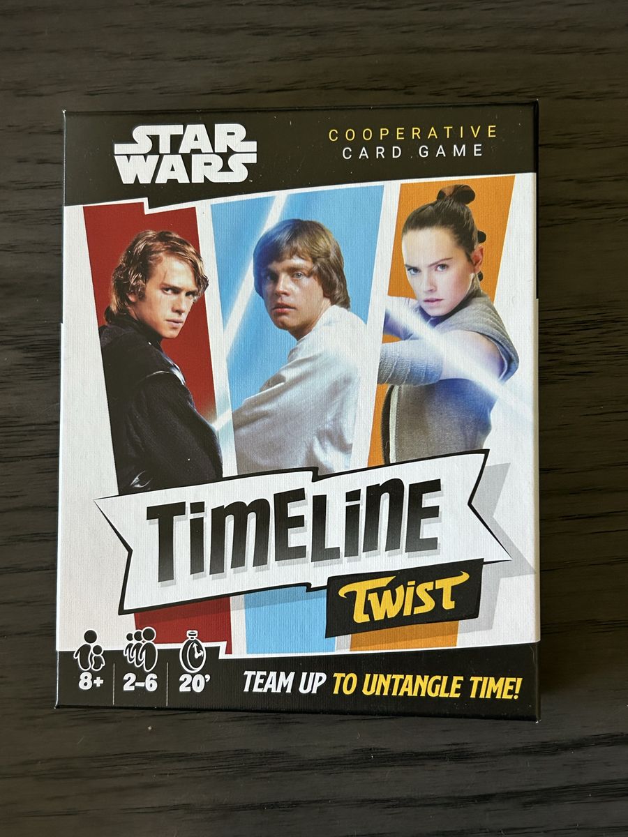 Star Wars Timeline Twist Cooperative Card Game - New, Ages 8+, 2-6 Players, 20 Min Playtime