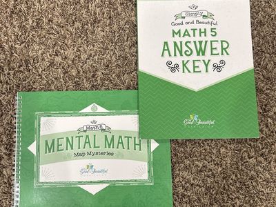 Simply Good and Beautiful Math 5 Answer Key and Mental Math