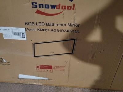 96" x 36" LED Bathroom Vanity Mirror RGB Backlit Shatter-Proof Tempered Glass