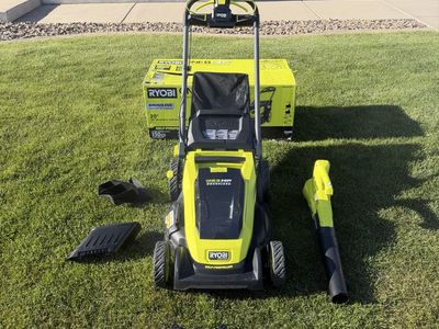 Ryobi Self Propelled Mower and Blower