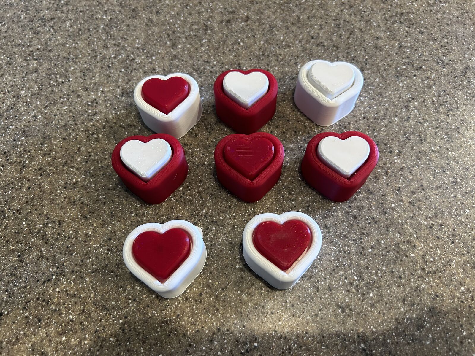 3D Print Heart Fidget Toy Clicker